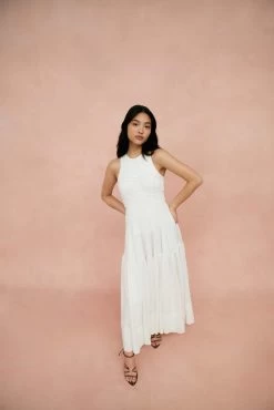 Tidal Corset Midi Dress