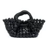 Luca Woven Handle Mini Tote