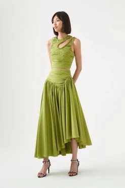 Jolie Asymmetric Midi Skirt -Aje 1 d53736cd 7c51 4dbb bfee e3a27ea3d6da