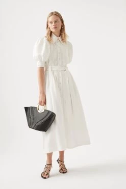 Madeleine Belted Midi Dress
