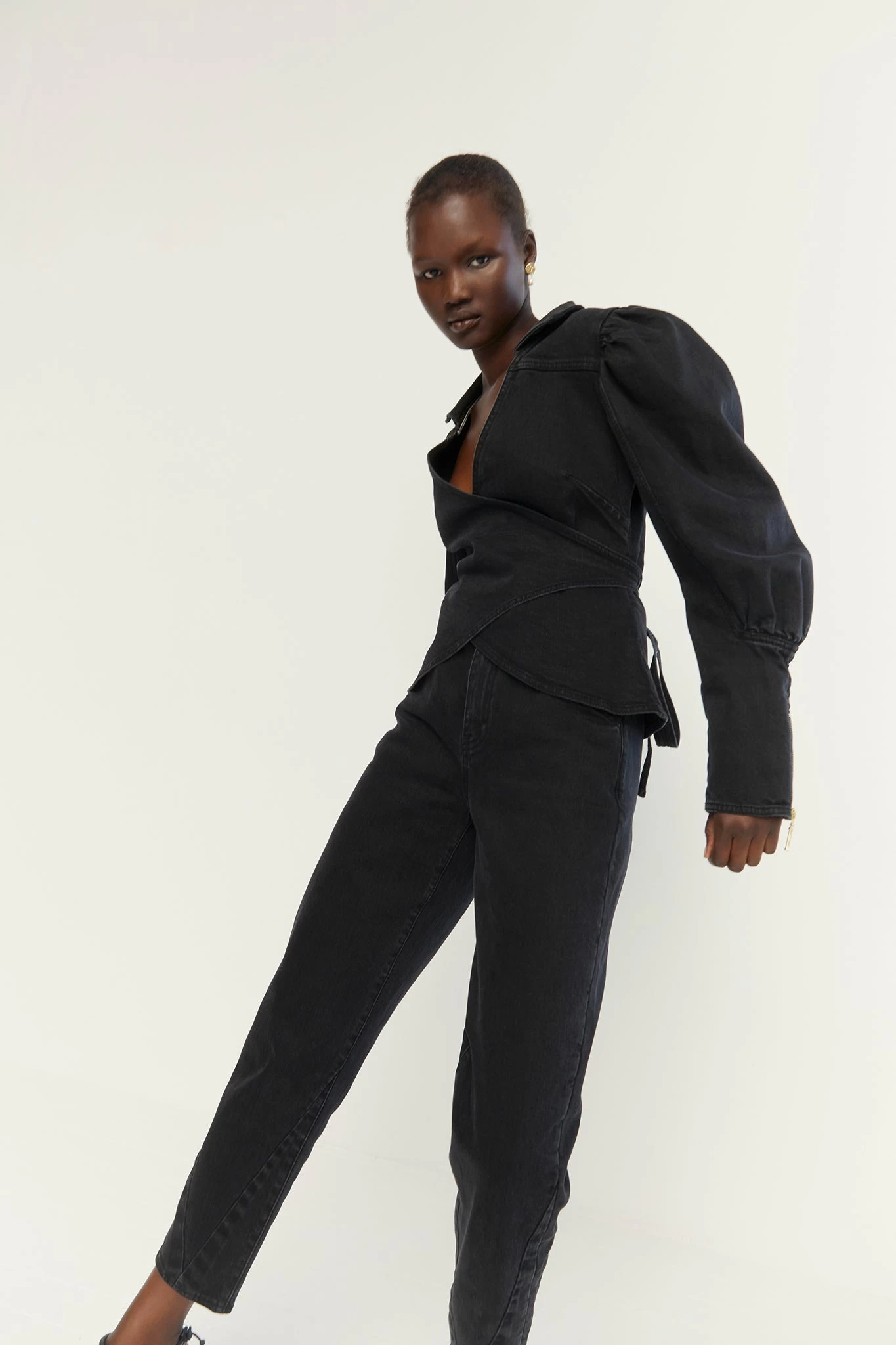 Dione Denim Wrap Top 7 Dione Denim Wrap Top - Image 7