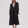 Prima Pleat Trench Coat