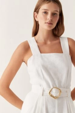 Vista Cross Back Pocket Jumpsuit 8 Vista Cross Back Pocket Jumpsuit -Aje 21RE3061 IVRY 4