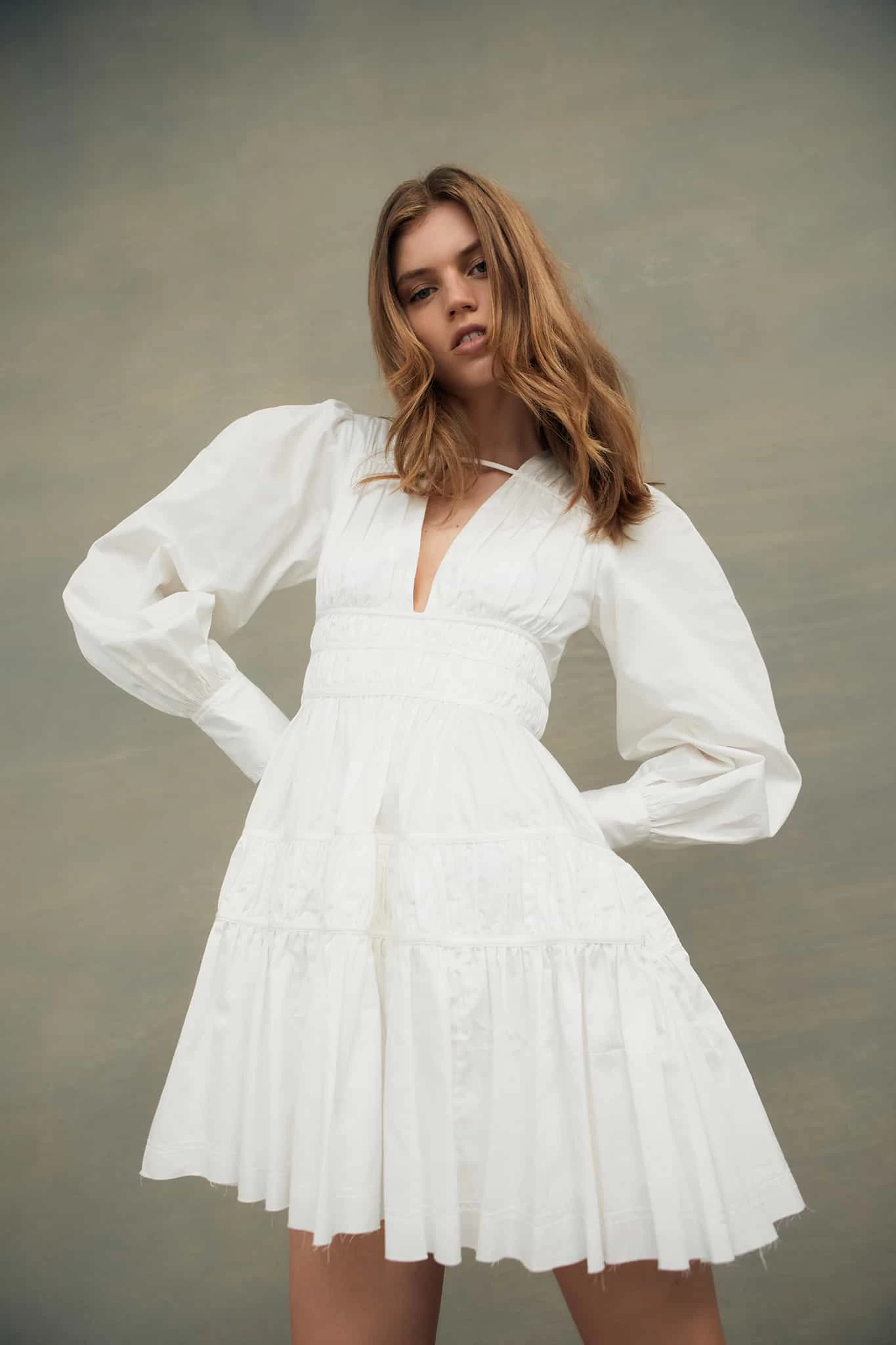 Fallingwater Gathered Mini Dress 8 Fallingwater Gathered Mini Dress - Image 8