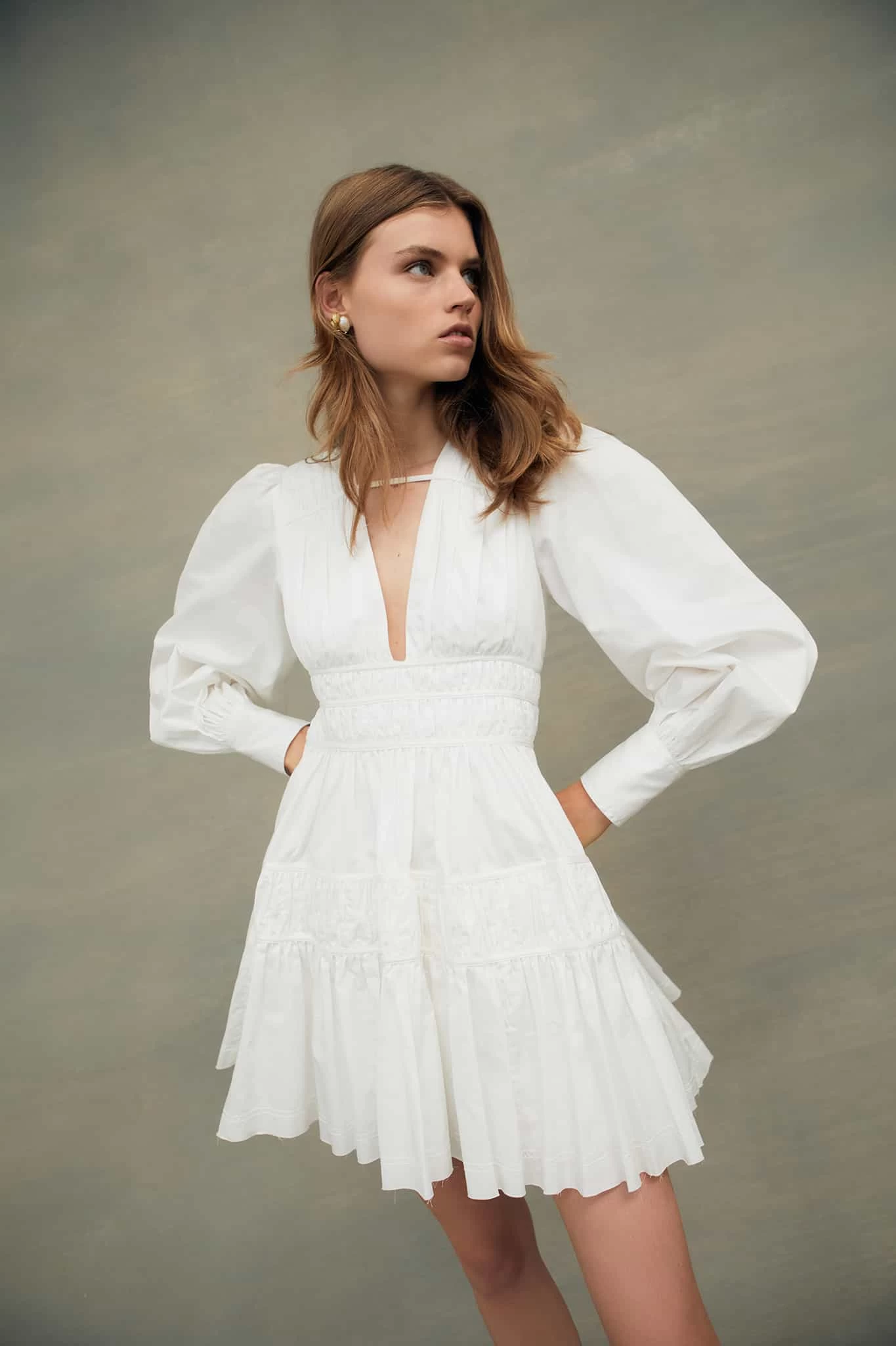 Fallingwater Gathered Mini Dress 7 Fallingwater Gathered Mini Dress - Image 7