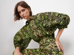 Nouveau Shirt -Aje 22AW1630 NouveauShirt SnakeEffect Landscape