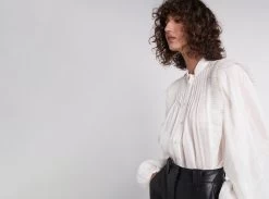 Spellbind Frill Blouse -Aje 22AW1645 SpellbindFrillBlouse LANDSCAPE