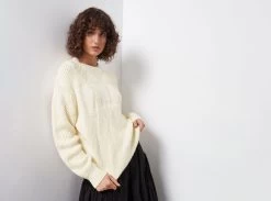 Emilia Logo Knit Jumper 13 Emilia Logo Knit Jumper -Aje 22AW1663 NATURAL EmiliaLogoKnitJumper Landscape