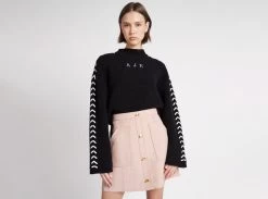 Splendour Pocket Mini Skirt -Aje 22AW4154 BLUSH SplendourPocketMiniSkirt LANDSCAPE