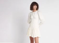 Reverb Flip Mini Skirt -Aje 22AW4170 IVORY ReverbFlipMiniSkirt Landscape