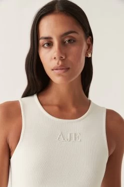 Ella Crop Top 9 Ella Crop Top -Aje 22CO1142 IVRY 4