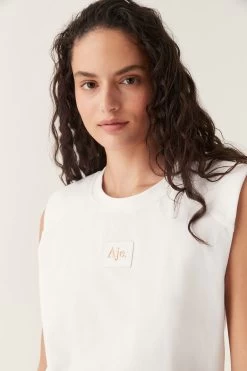 Evie Tank -Aje 22CO1143 WHT 4