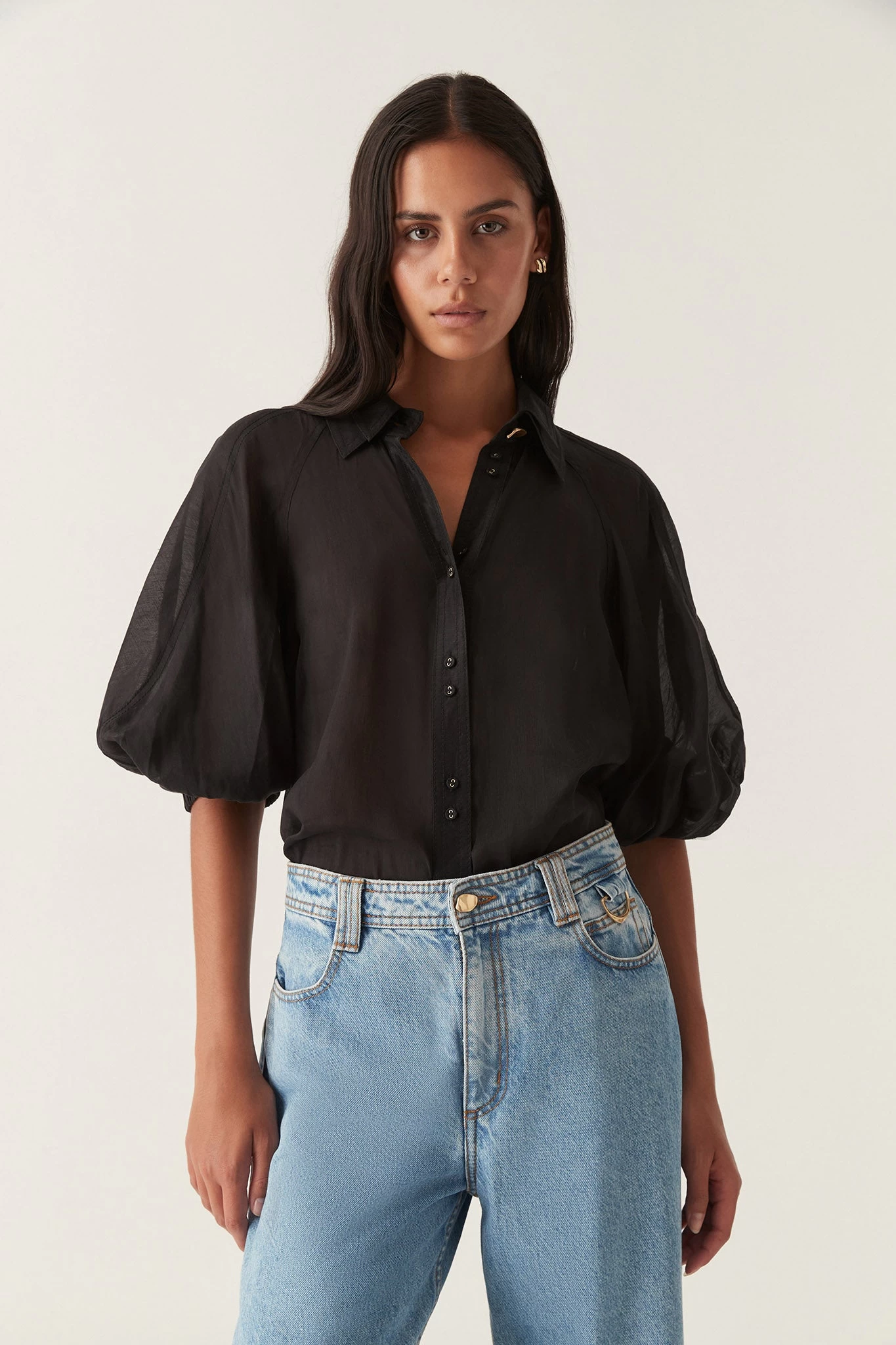 Palms Puff Sleeve Shirt 1 Palms Puff Sleeve Shirt