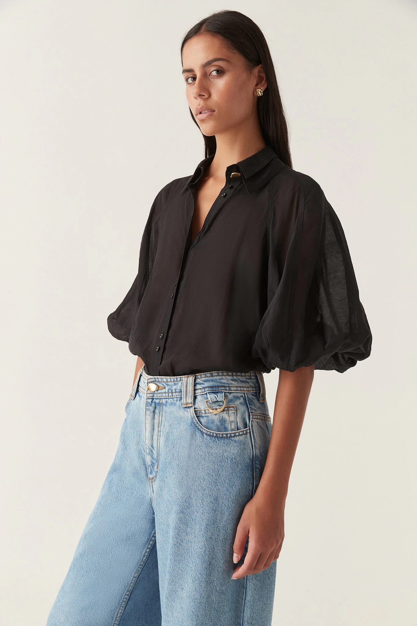 Palms Puff Sleeve Shirt 5 Palms Puff Sleeve Shirt - Image 5