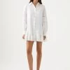Lotus Shirt Mini Dress