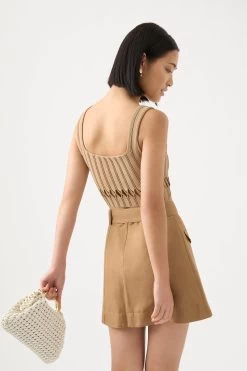 Ney Diamond Cut Out Crop Top -Aje 22RE1841 WIL 6