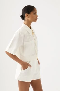 Esprit Utility Shirt 12 Esprit Utility Shirt -Aje 22RE1851 IVRY 6