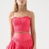 Pepper Ruched Crop Bodice