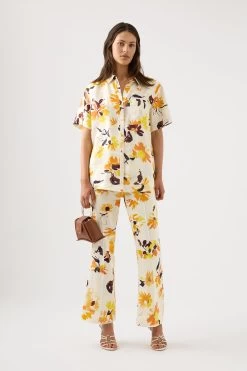 Sandy Pocket Floral Shirt