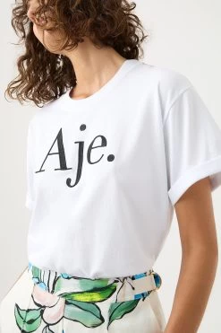 Luca Boyfriend Tee -Aje 22RE1966 WHT 4