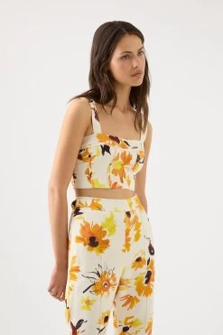 Meadow Panelled Bustier Top -Aje 22RE1985 PRESSDSUNF 5