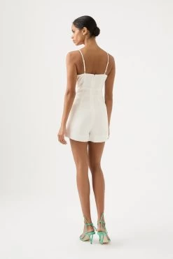 Simone Ring Cut Out Playsuit 11 Simone Ring Cut Out Playsuit -Aje 22RE3342 IVRY 5