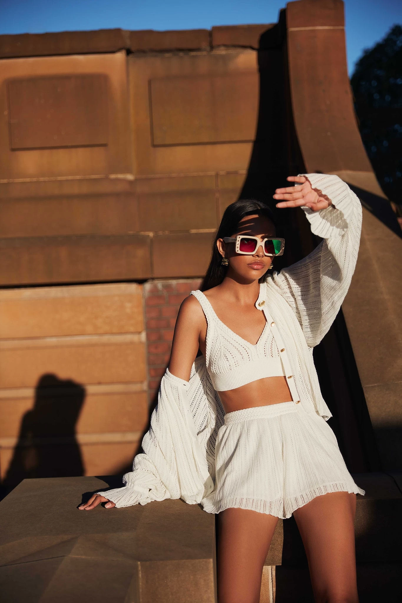 Artistic Lace Knit Short 1 Artistic Lace Knit Short