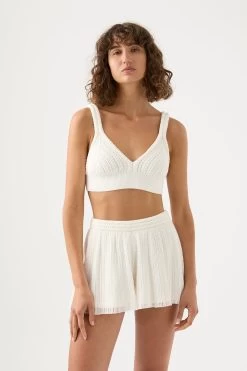 Artistic Lace Knit Short 8 Artistic Lace Knit Short -Aje 22RE3350 IVRY 1