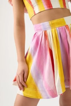 Imagination Mini Skirt -Aje 22RE4069 ARA STRP 4