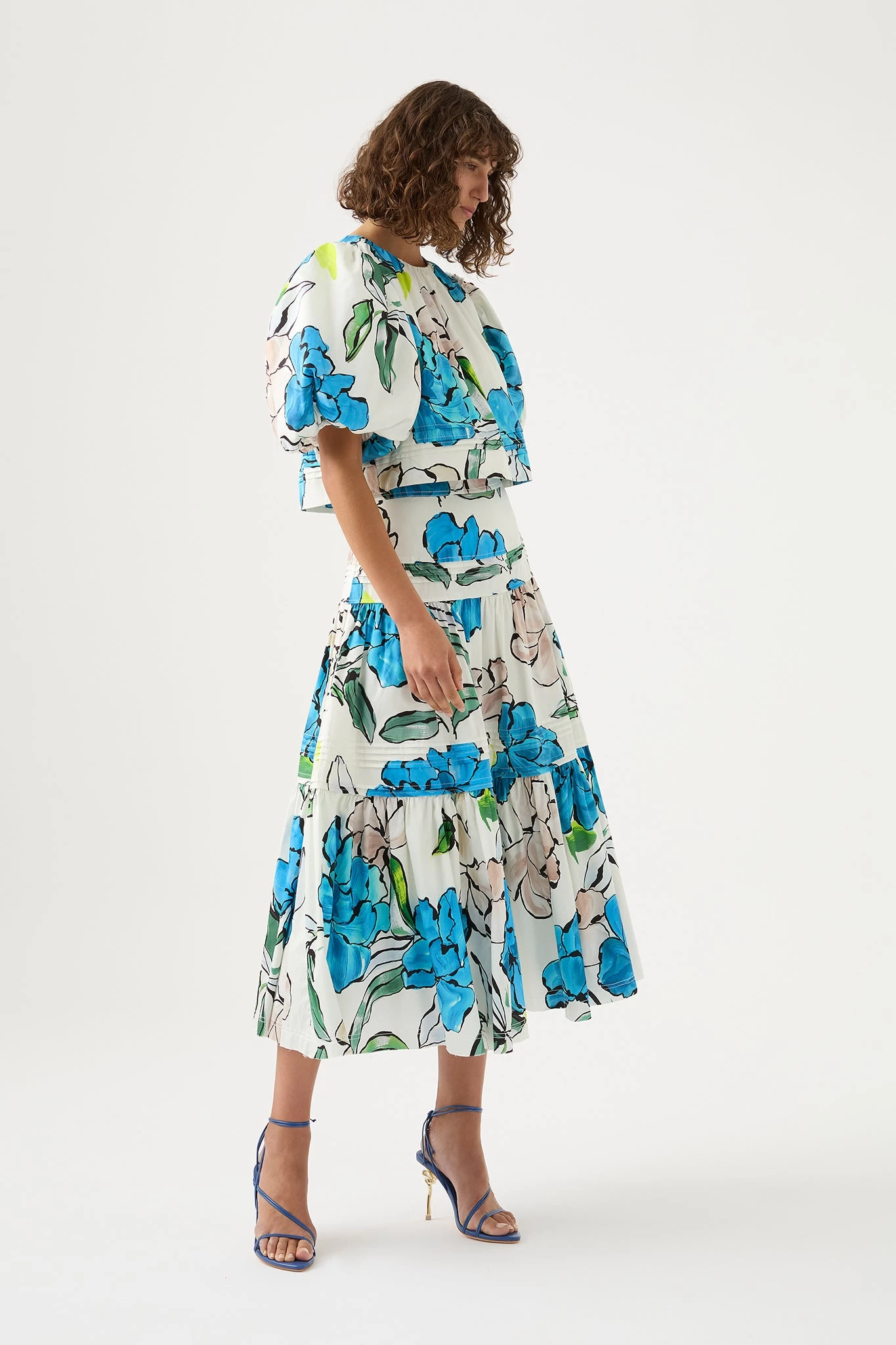 Maison Tiered Midi Skirt 3 Maison Tiered Midi Skirt - Image 3