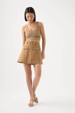 Peace Utility Mini Skirt 8 Peace Utility Mini Skirt -Aje 22RE4282 WIL 3