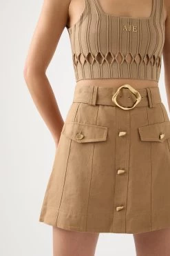 Peace Utility Mini Skirt 9 Peace Utility Mini Skirt -Aje 22RE4282 WIL 4