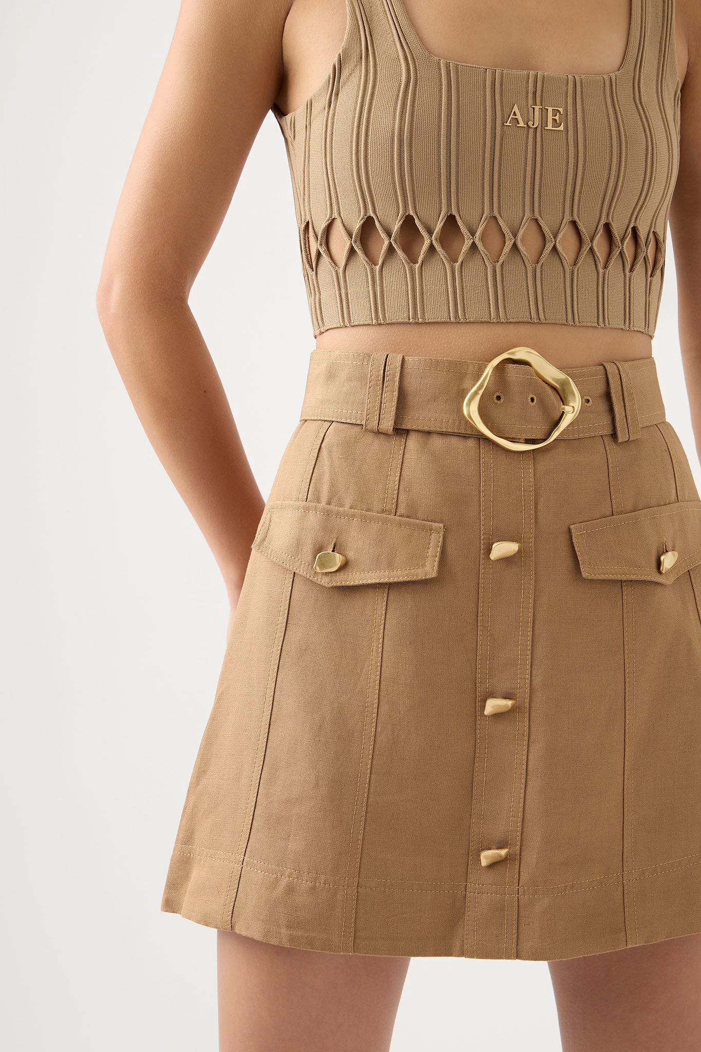 Peace Utility Mini Skirt 4 Peace Utility Mini Skirt - Image 4