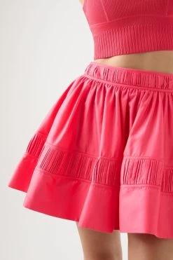 Calder Mini Skirt -Aje 22RE4283 RGE PINK 4