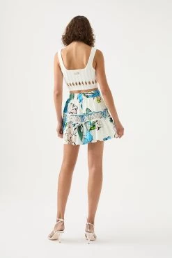 Holly Loop Trim Mini Skirt -Aje 22RE4300 CL CAM 5