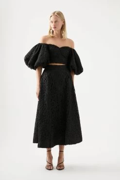 Patina Lace Midi Skirt