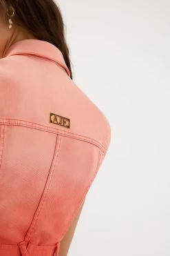 Ember Ombre Denim Mini Dress -Aje 22RE5505 CRL SUNSET 6