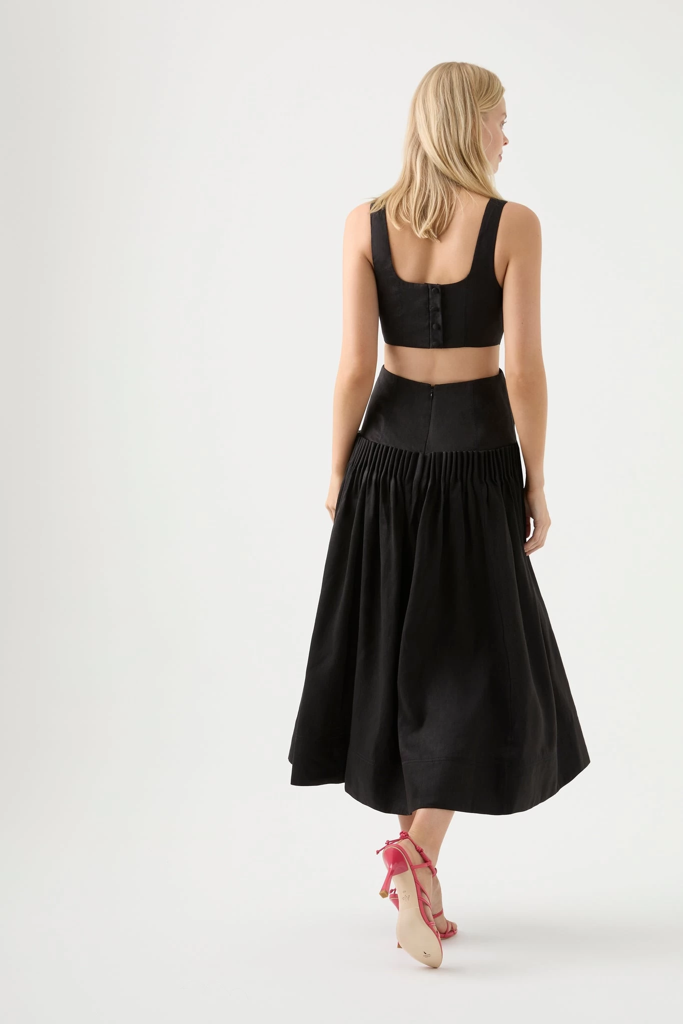 Audette Pleated Midi Dress 5 Audette Pleated Midi Dress - Image 5
