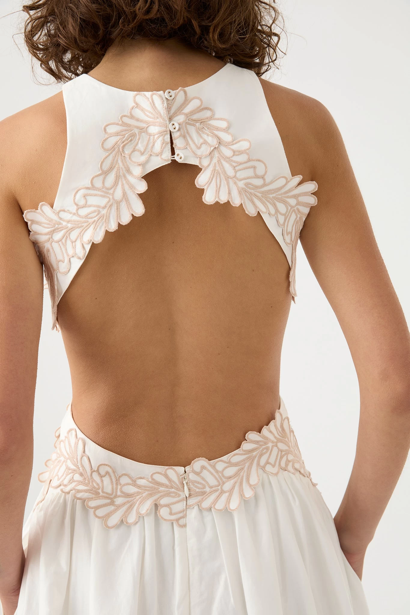 Botanical Trim Midi Dress 4 Botanical Trim Midi Dress - Image 4