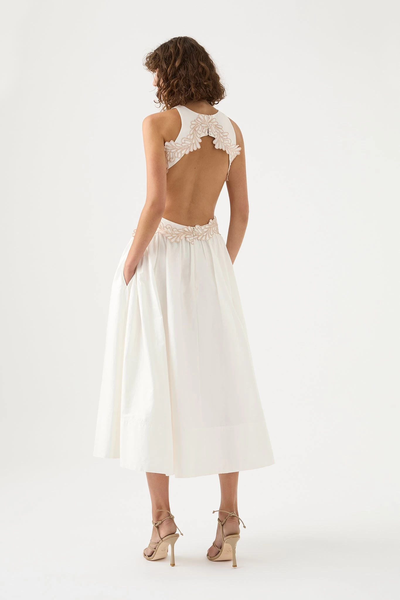 Botanical Trim Midi Dress 5 Botanical Trim Midi Dress - Image 5