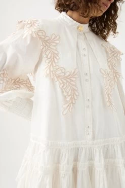 Botanical Trim Collar Dress -Aje 22RE5580 IVRY 4