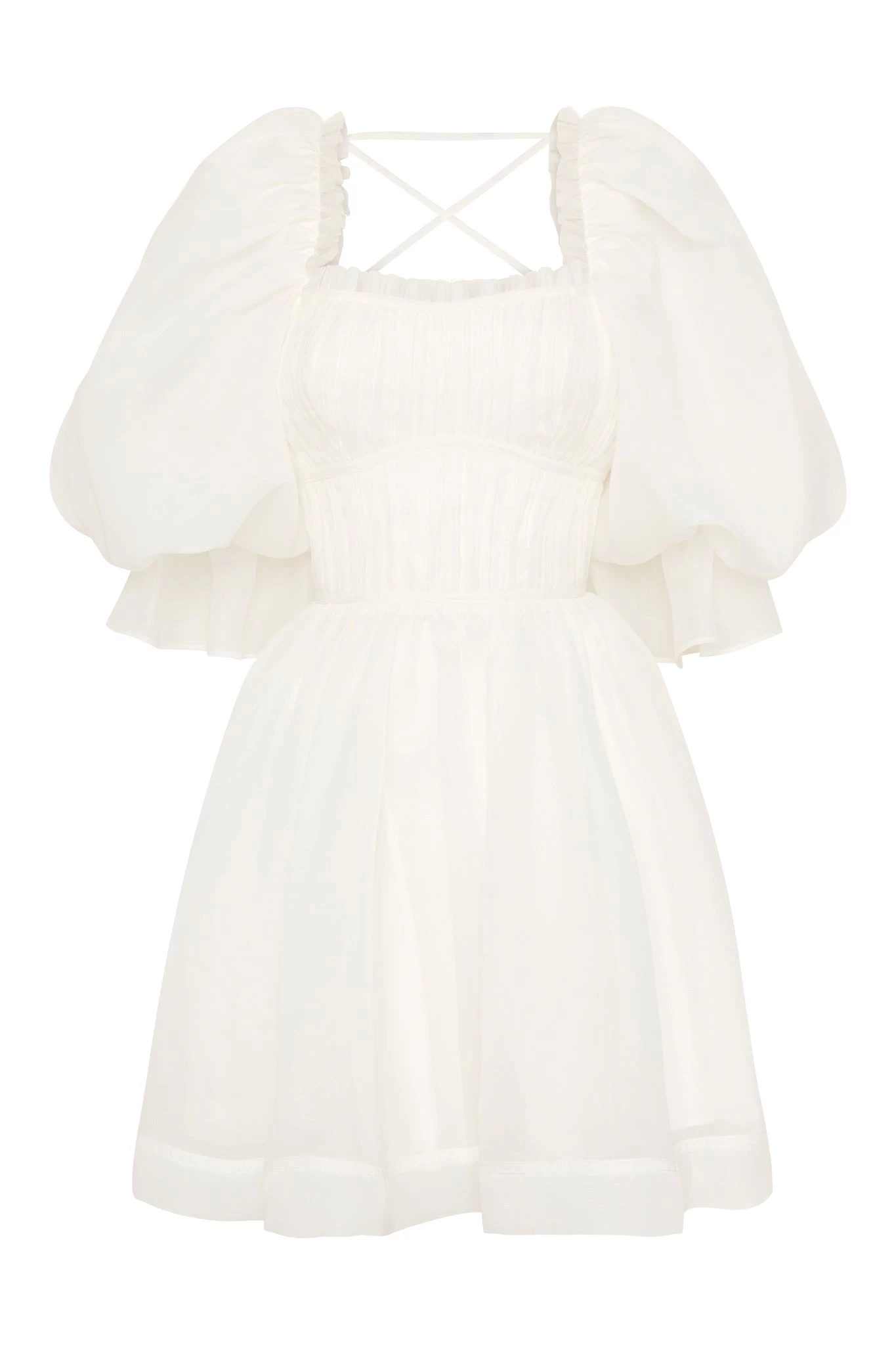 Astrid Tie Back Mini Dress 2 Astrid Tie Back Mini Dress - Image 2