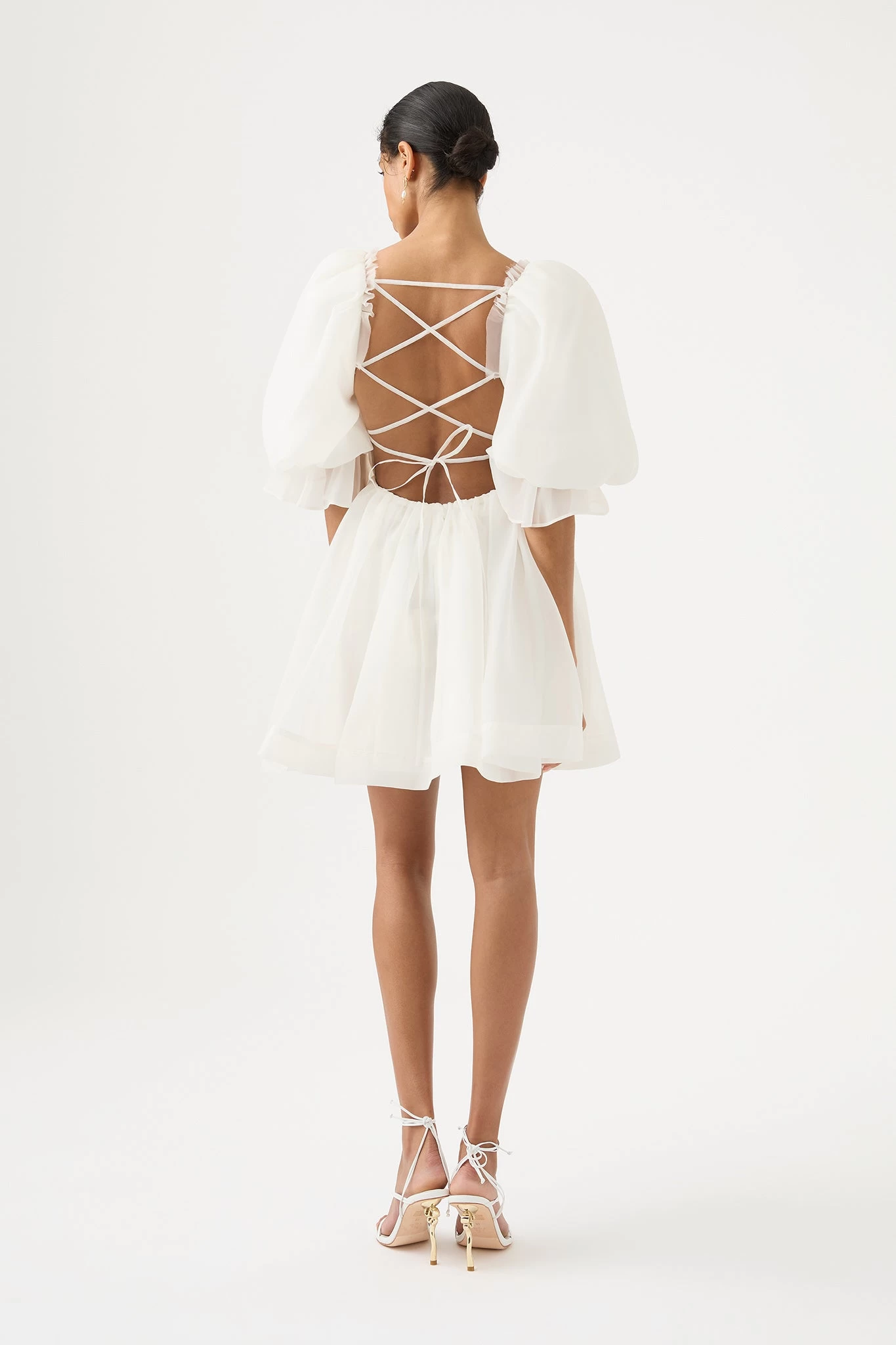 Astrid Tie Back Mini Dress 7 Astrid Tie Back Mini Dress - Image 7