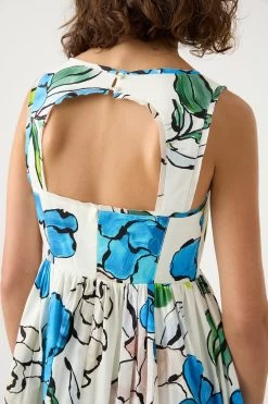 Erika Cut Out Midi Dress -Aje 22RE5617 CL CAM 4