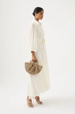 Tones Midi Picnic Dress -Aje 22RE5619 IVRY 3
