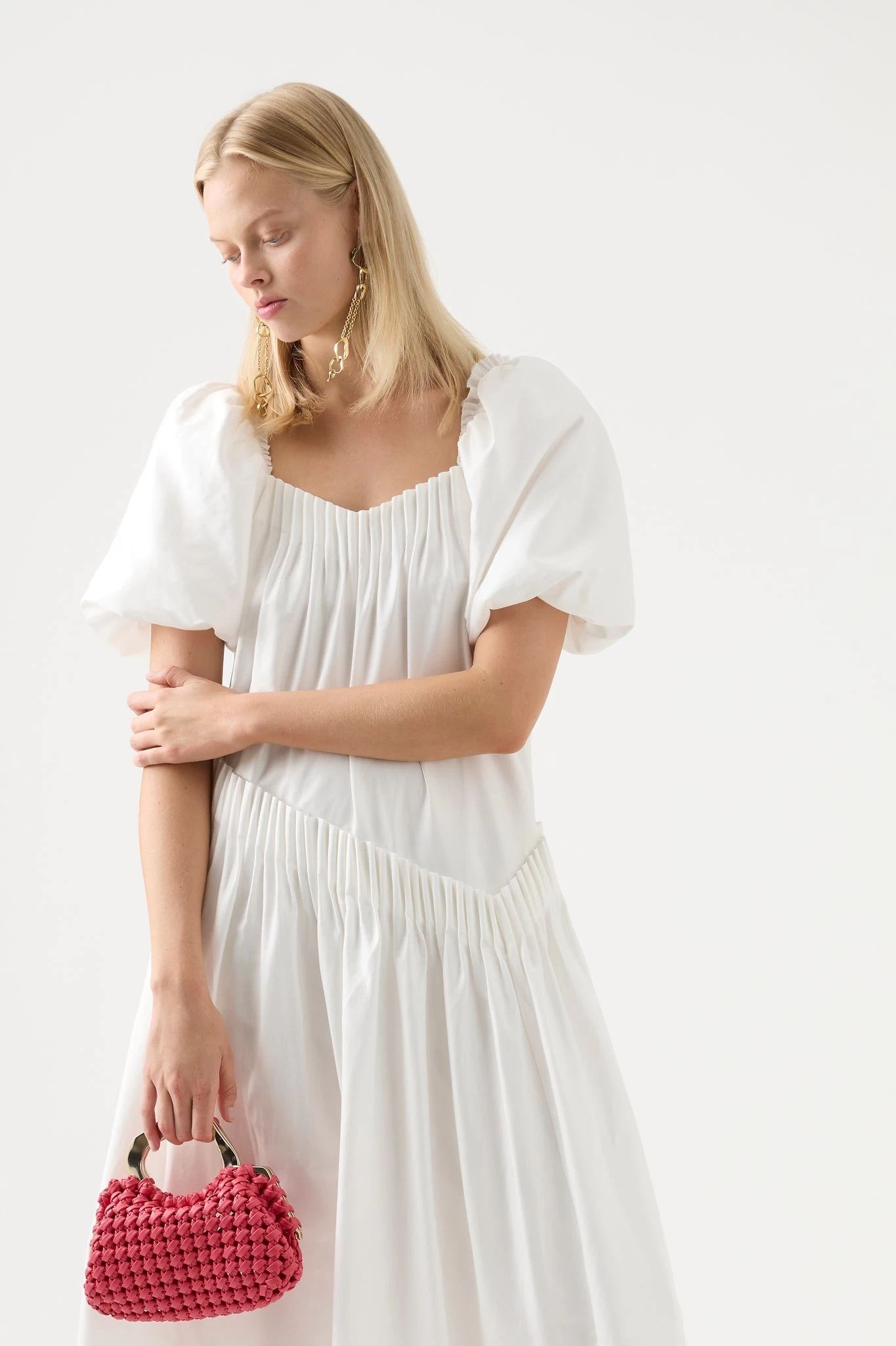 Severine Smock Midi Dress 4 Severine Smock Midi Dress - Image 4