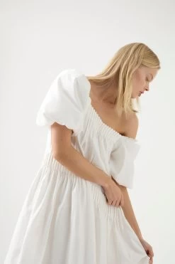 Severine Smock Midi Dress 12 Severine Smock Midi Dress -Aje 22RE5648 IVRY 6