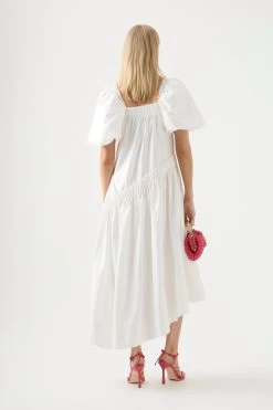 Severine Smock Midi Dress 13 Severine Smock Midi Dress -Aje 22RE5648 IVRY 7