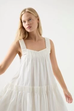 Cecilia Smock Mini Dress -Aje 22RE5656 IVRY 4