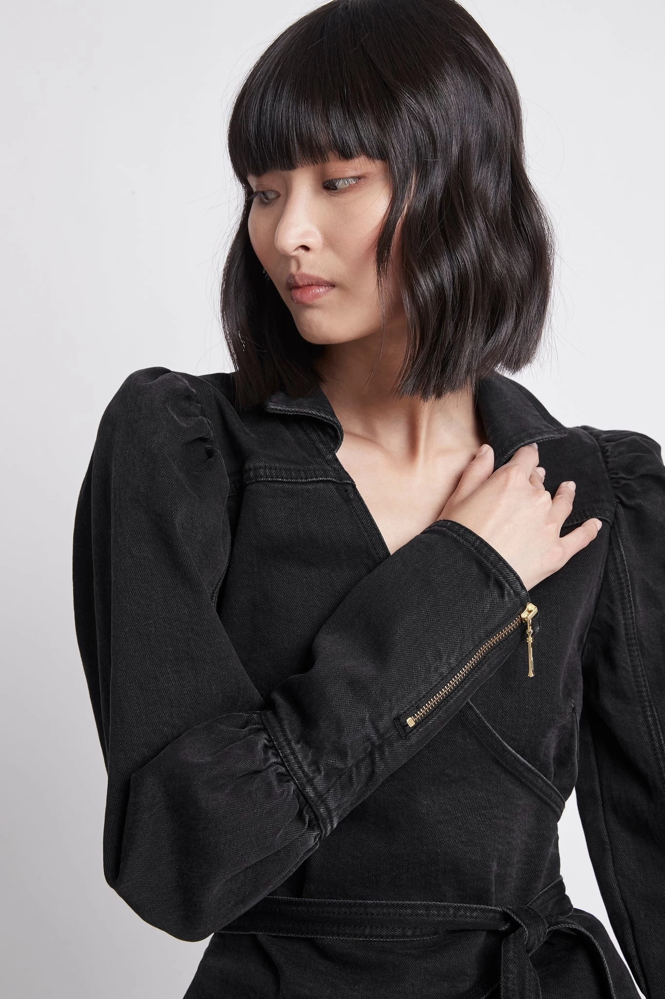 Dione Denim Wrap Top 4 Dione Denim Wrap Top - Image 4